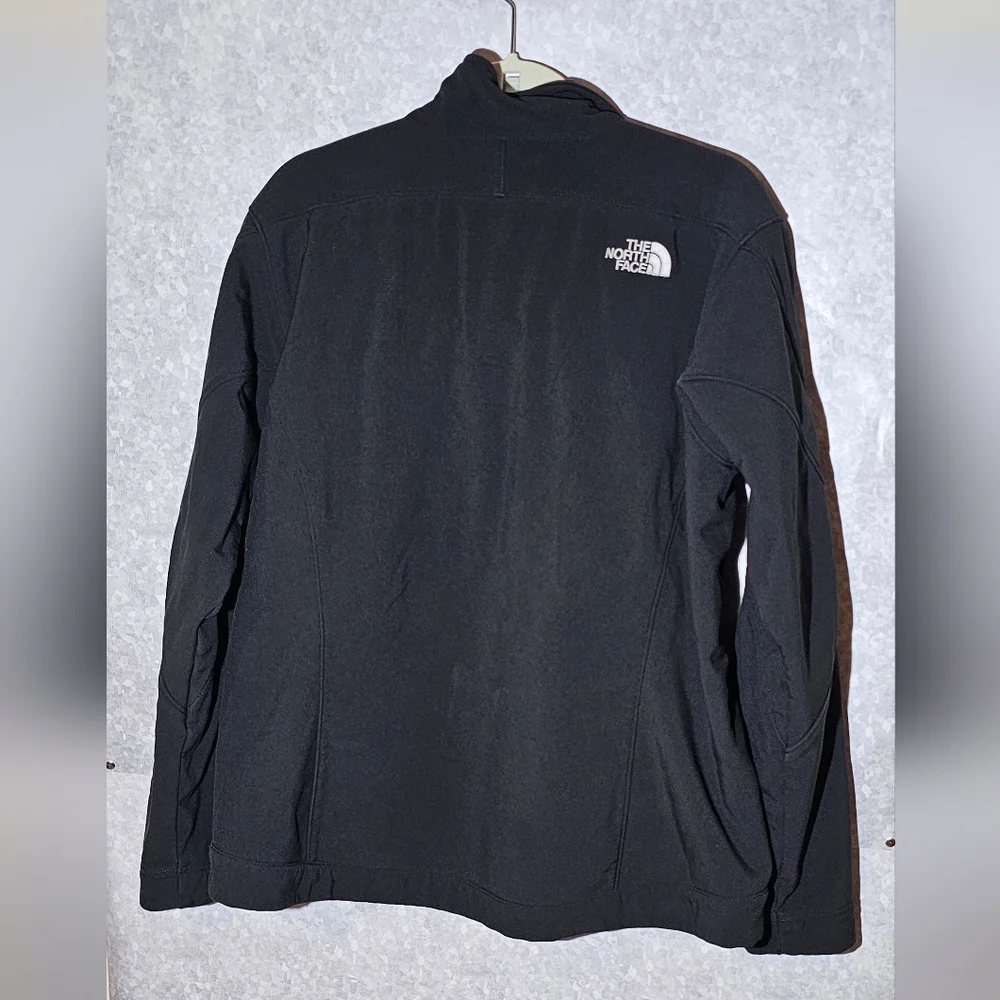 The North Face Apex Bionic Jacket Mens Large Black Softshell‎ Windbreaker Fleece